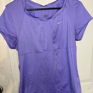 Nike Women's Short Sleeve Top in Lavender
